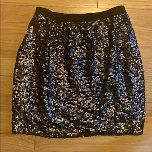 Sequin body con skirt